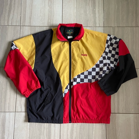 Vintage Coca Cola embroidered racing jacket size large‎ - Picture 1 of 6